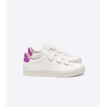 Veja RECIFE CHROMEFREE Women's Sneakers White/Purple | CA 624DFM